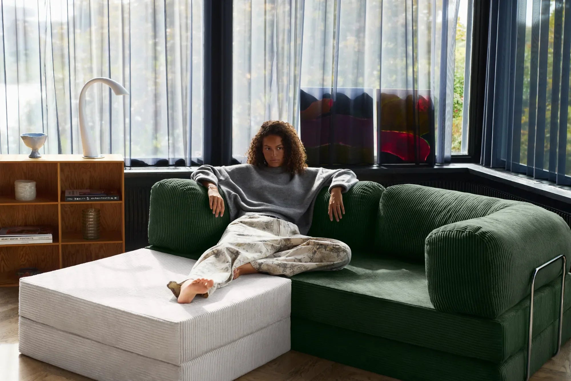 Why green is the most popular sofa colour right now