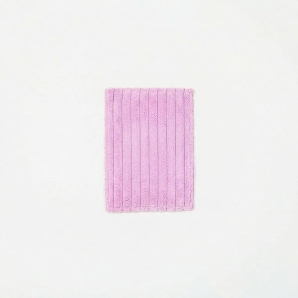 Candyfloss pink TEDDY fabric swatch. Shows the textured wide-wale corduroy material used for modular sofa covers